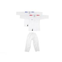 Комплект кимоно Smai (2 куртки, 1 штаны) SMAI Pro Fighter Kumite WKF Approved (AS-054PACK-ах, белое)