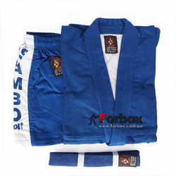 Самбовка куртка для самбо Wolf 650 гм2 (RSU-275, синяя)