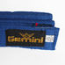 Пояс для кимоно Gemini 3мм из натурального хлопка (GJB-bl, синий)