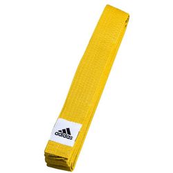 Пояс для кімоно Adidas ширина 4.3см (ADITB01-yl, жовтий)