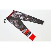Штаны компрессионные для спорта Venum Wolf (CO-8226, черный-белый-красный)