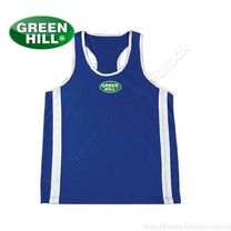 Майка боксерская Green Hill Elite (BVE-3565, синяя)
