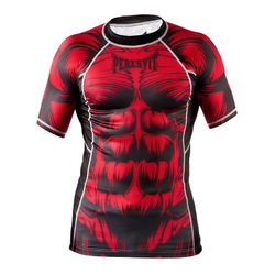 Рашгард Peresvit Beast Silver Force с коротким рукавом Red