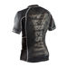 Рашгард Peresvit Immortal Silver с коротким рукавом Black Rain