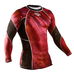 Рашгард Peresvit Immortal Silver з довгим рукавом Red Burn