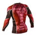 Рашгард Peresvit Immortal Silver з довгим рукавом Red Burn