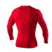 Компрессионная 3D футболка Peresvit с длинным рукавом красная