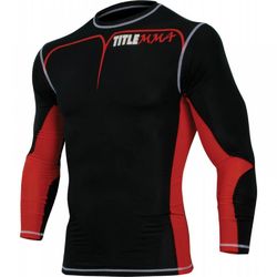 Рашгард детский Title MMA Quad-flex Adversary (TMMRGL YL, Черный)