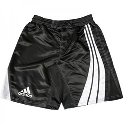 Шорты боксерские Adidas Dynamic Stripes (ADISMMA02, черные с белым)