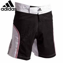 Шорты Adidas для смешанных единоборств ММА (ADICSS53, черно-белые)