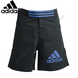 Шорты Adidas для смешанных единоборств ММА (ADICSS43, черно-синие)