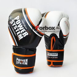 Боксерские перчатки Power System CONTENDER (PS-5006, Black/Orange)