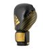 Боксерские перчатки Adidas по версии WAKO для кикбоксинга (adiKBWKF200-BKGD, черно-золотые)