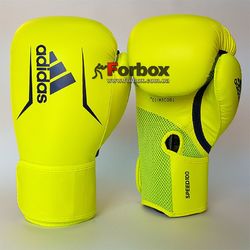 Боксерские перчатки Adidas SPEED 100 (ADISBG100-YL, Салатовый)