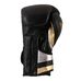 Боксерские перчатки Adidas Speed 501 AdiSpeed Strap Up (ADISBG501PRO-BK, черно-золотые)