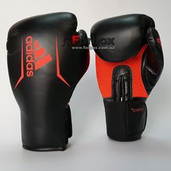 Боксерские перчатки Adidas SPEED 75 (ADISBG75-BKRD, Черно-красный)