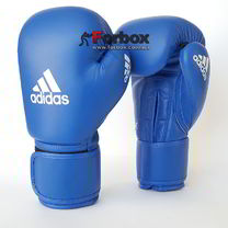 Боксерские перчатки Adidas с лицензией AIBA (AIBAG1, синие)