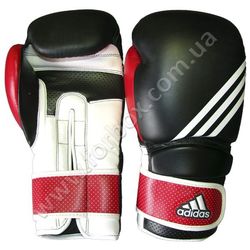 Боксерские перчатки Adidas Hi-Tech (ADIBC12, черно-красные)