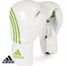 Боксерские перчатки Box Fit Dynamic Adidas (ADIBL04, бело-зеленые)