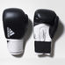 Перчатки для бокса Adidas Hybrid 100 (ADIH100, черно-белые)