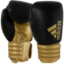 Рукавиці для боксу Hybrid 200 Adidas (ADIH200, чорно-золоті)