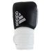 Боксерские перчатки Adidas Hybrid 300 из натуральной кожи (ADIH300-BKSL, черные с серебром)