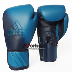 Перчатки для бокса Adidas Speed 300D кожаные (ADISBG300D, синие)