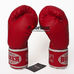 Боксерские перчатки Boxer с широким манжетом из кожзама (2122К, красные)