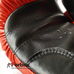 Боксерские перчатки Boxer Profi с печатью ФБУ кожа (2001-01K, красные)