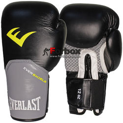 Боксерські рукавиці Everlast Pro Style Elite (BO-5228-BK, чорні)