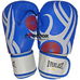 Перчатки кожаные боксерские на липучке Everlast (BO-6162, сине-белые)