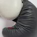 Боксерские кожаные перчатки EVERLAST из натуральной кожи (MA-6750-GR, бело-серый)
