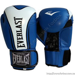 Перчатки для бокса Everlast Fight Star кожзам (BO-0225, синие)