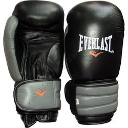 Боксерські рукавиці Everlast Elite натуральна шкіра (MA-4006, чорні)