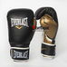 Боксерські рукавички Everlast PowerLock з PU (P00000723, чорно-золотий)