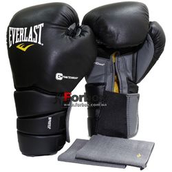 Боксерські рукавиці Everlast Protex3 HookLoop Training (EProtex3, чорні)