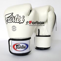 Боксерские перчатки Fairtex (BGV1-wht, Белый)