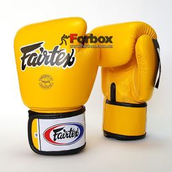 Боксерские перчатки Fairtex (BGV1-yllw, Желтый)