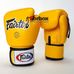 Боксерские перчатки Fairtex (BGV1-yllw, Желтый)