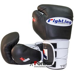Боксерские перчатки Fighting Sports Tri-tech Training gloves (FSPTGV, черно-белые)