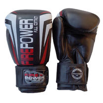 Боксерські рукавички Firepower з натуральної шкіри (FPBG12-BK, чорні)