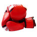 Боксерские перчатки Firepower из натуральной кожи (FPBG12-R, красные)
