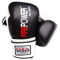 Перчатки боксерские FirePower (FPBG6-BK, Черный)