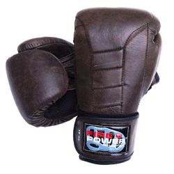 Перчатки боксерские FirePower (FPBG7-BR, Коричневый)
