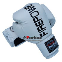 Боксерські рукавиці Fire Power (FPBGA1-W, Білий)