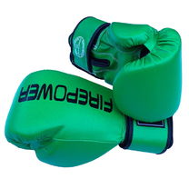 Перчатки для бокса Fire Power (FPBGA11-GN, Зеленый)