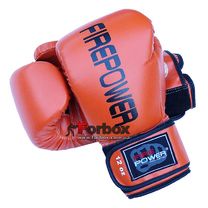 Боксерские перчатки Fire Power (FPBGA11-OR, Оранжевый)