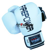 Боксерские перчатки Fire Power (FPBGA11-W, Белый)