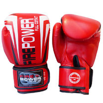Боксерські рукавички Firepower з PU (FPBGA12-R, червоні)