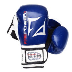 Рукавиці боксерські Firepower (FPBGA3-BL, синьо-білі)